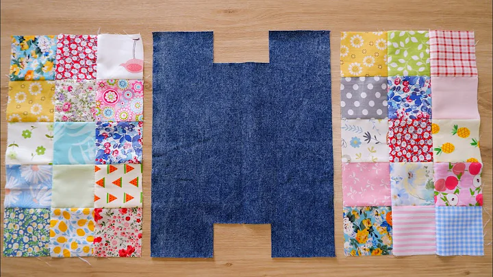 Patchwork Idea to use up your scrap and old jeans fabric together
