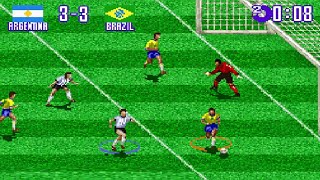 International Superstar Soccer Deluxe - SNES - Todos os scenarios com legendas.