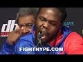 (0 TO 100) STIVERNE ERUPTS AND GETS DEADLY SERIOUS WITH WILDER; LOOKS HIM EYES AND THREATENS DEATH