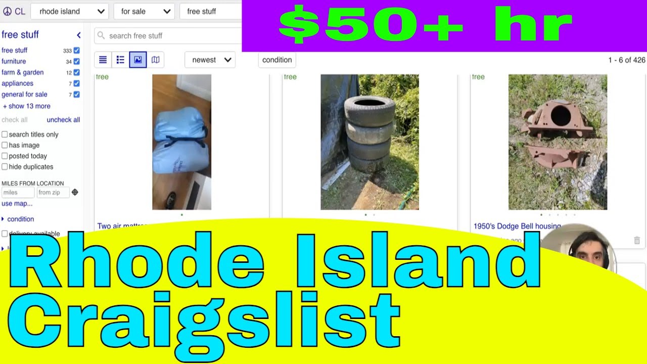 [Flip Profits] Flipping Free Items Craigslist In Rhode Island