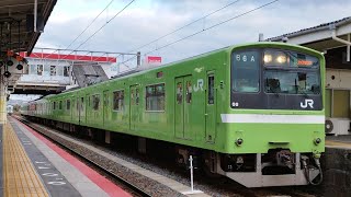 ［221系と並走！］201系ND602編成　普通　王寺駅4番線発車