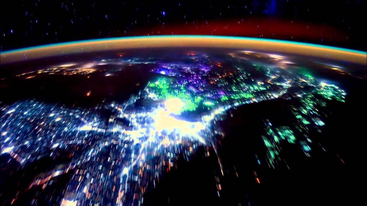Как выглядит новый год из космоса SPACESHIP EARTH - ISS Time Lapse - YouTube
