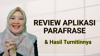 REVIEW WEBSITE APLIKASI PARAFRASE & SPILL HASIL TURNITINNYA screenshot 5