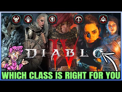 Diablo 4 - Which Class is Best For You? All 5 Classes Guide & Breakdown - Necromancer, Druid & More!