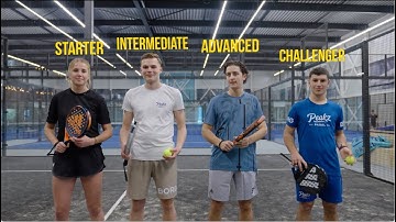 Peakz Padel niveaus