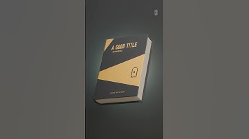 Quick 3D Modeling: Book in Blender📚