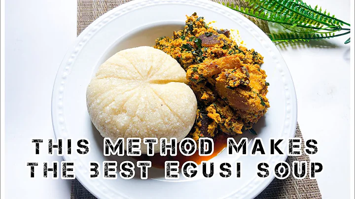 How to make Nigerian egusi soup/fufu #egusisoup #fufu #youtubechannels #africanrecipes #nigerianfood