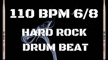 110 Bpm 6/8 Hard Rock Drum beat by SolidTracks