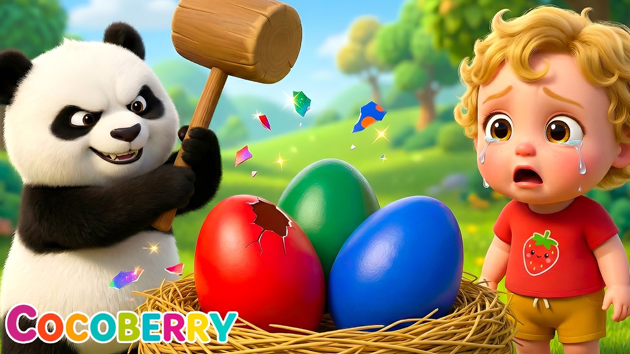 Старый Макдональд 😭 Курица-мать плачет! Непослушный панда украл яйца (красное, синее, зелёное)! C...