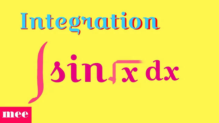 Integral of sin(sqrt x)