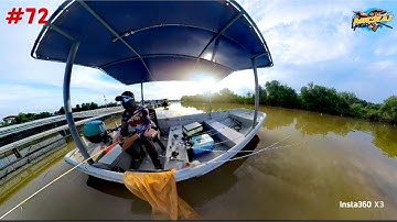 Tetap Santai Biar Puan Kadar Air Masam || Mancing Udang Galah Di Sungai Teluk Intan 
