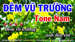 Karaoke Đêm Vũ Trường - Tone Nam Nhạc Sống Mới | Huỳnh Lê screenshot 4