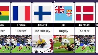 Favorite Sports from different countries by Dunya of Comparison 1,217 views 2 months ago 2 minutes, 6 seconds
