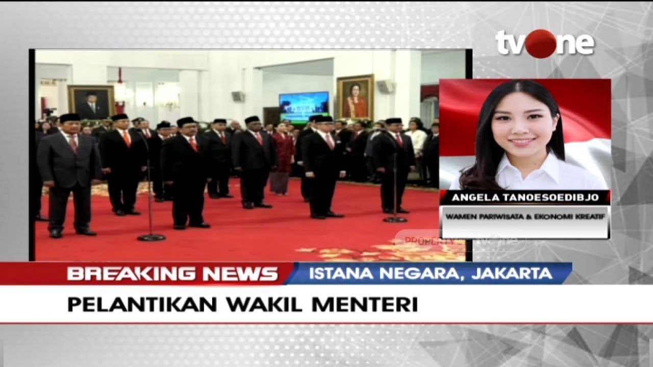 Detik-detik Pelantikan Wakil Menteri Kabinet Indonesia Maju