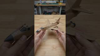 Building a Rockwell B-1 Lancer Out of Cardboard ✈️💥 #shorts #cardboardcraft
