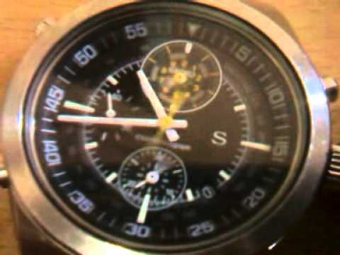 Seiko watch 7T52 6B00 - YouTube