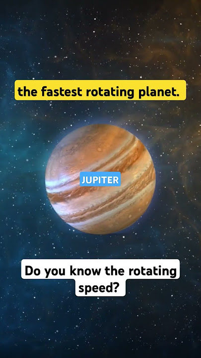 the fastest rotating planet. #space #planet #solarsystem