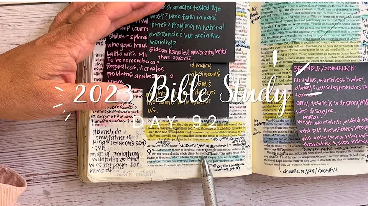 Study the Bible in One Year: Day 92 Judges 8-9 | Bible study for beginners
