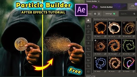 Free Particle Builder Plugin After Effects Tutorial Motion Factory Toolkit