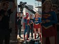 Spidergirl &amp; Supergirl Movie Behind The Scene #superhero #supergirl #superman #spiderman
