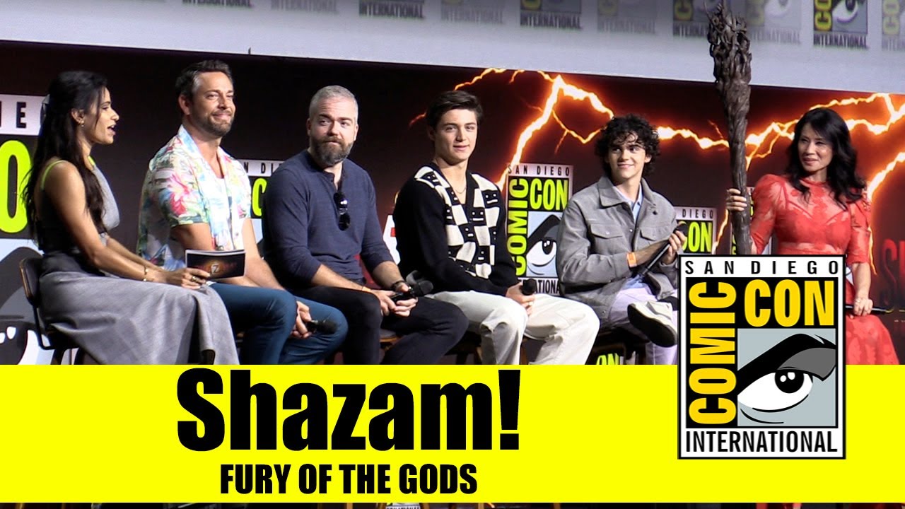 SHAZAM! FURY OF THE GODS  Comic Con 2022 Full Panel (Zachary Levi