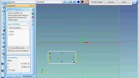 Editing 2D Curves in IRONCAD