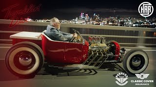 Wild midnight run through the city in Aaron's trad T hot rod! Hot Rod Revue