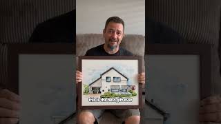 He’ll Never Forget This Gift 🏡 | Custom Hand-Painted Watercolor Home Portrait