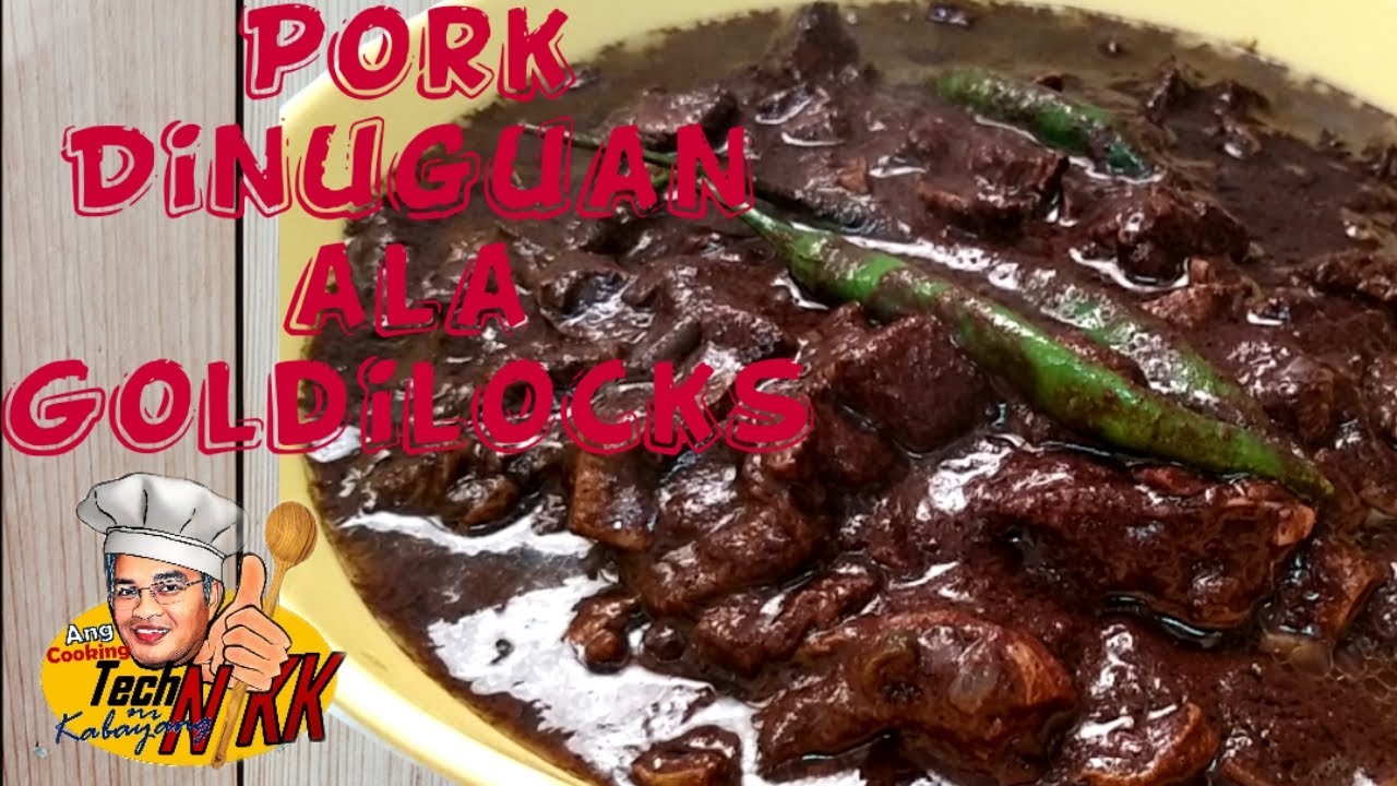 ⁣Ala Goldilocks Pork Dinuguan