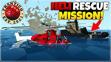 HOVERING HELICOPTER RESCUE MISSION! - Frantico Oil Career 2 - Stormworks - Part 18