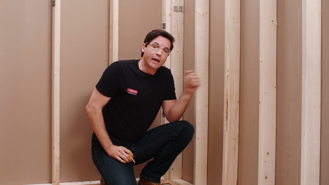 How To Install the Delta® R3500-WL Two Handle Wall Mount Rough