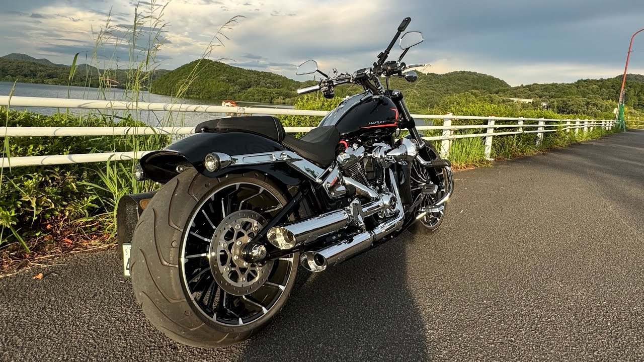 ジキル＆ハイドマフラー走行動画❗️ブレイクアウト117#harleydavidson #motorcycle #breakout #custom#bikelife#motorcycle#カスタム