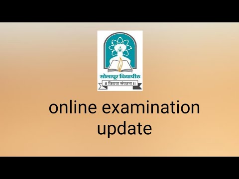 Solapur University online examination update