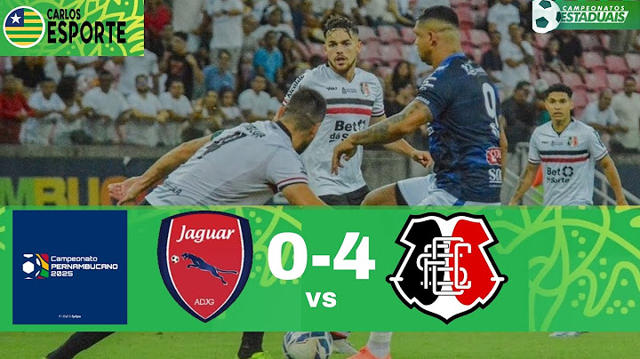 Jaguar x Santa Cruz.  Campeonato pernambucano 2025, gols e melhores momentos do jogo.