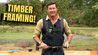 Timber Frame Woodshed Build: Episode 9 Joinery Cuts! 🛠️