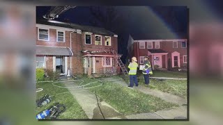 Woman found dead inside home after fire in Northeast Baltimore