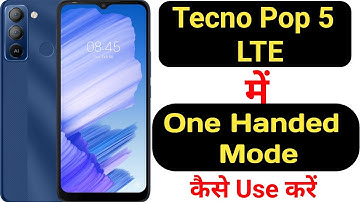 How to enable one handed mode in Tecno Pop 5 LTE || Tecno Pop 5 LTE one handed mode ||