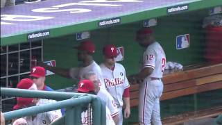 2011/08/21 Phils fall on walk-off HBP