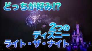 どっちが好み!? 2つのディズニー・ライト・ザ・ナイト  /  東京ディズニーリゾート