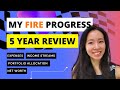 My net worth, portfolio, expenses | 5 year FIRE journey