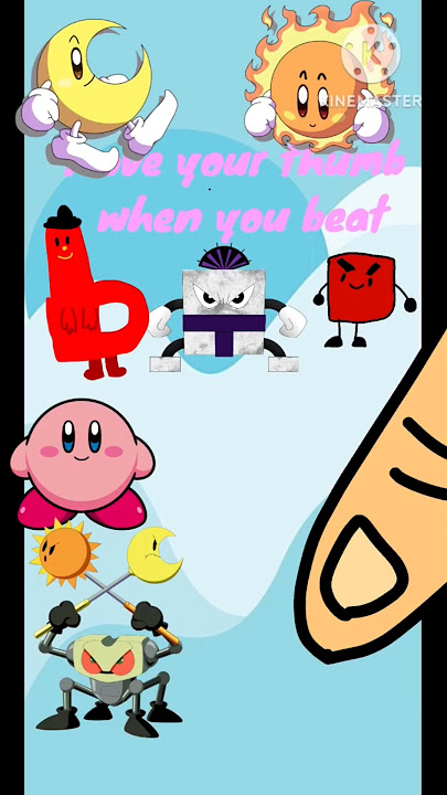 tumb dance challenge (feat.kirby, marshmallow colors, Chinese pinyin) #cute #kirby #funny