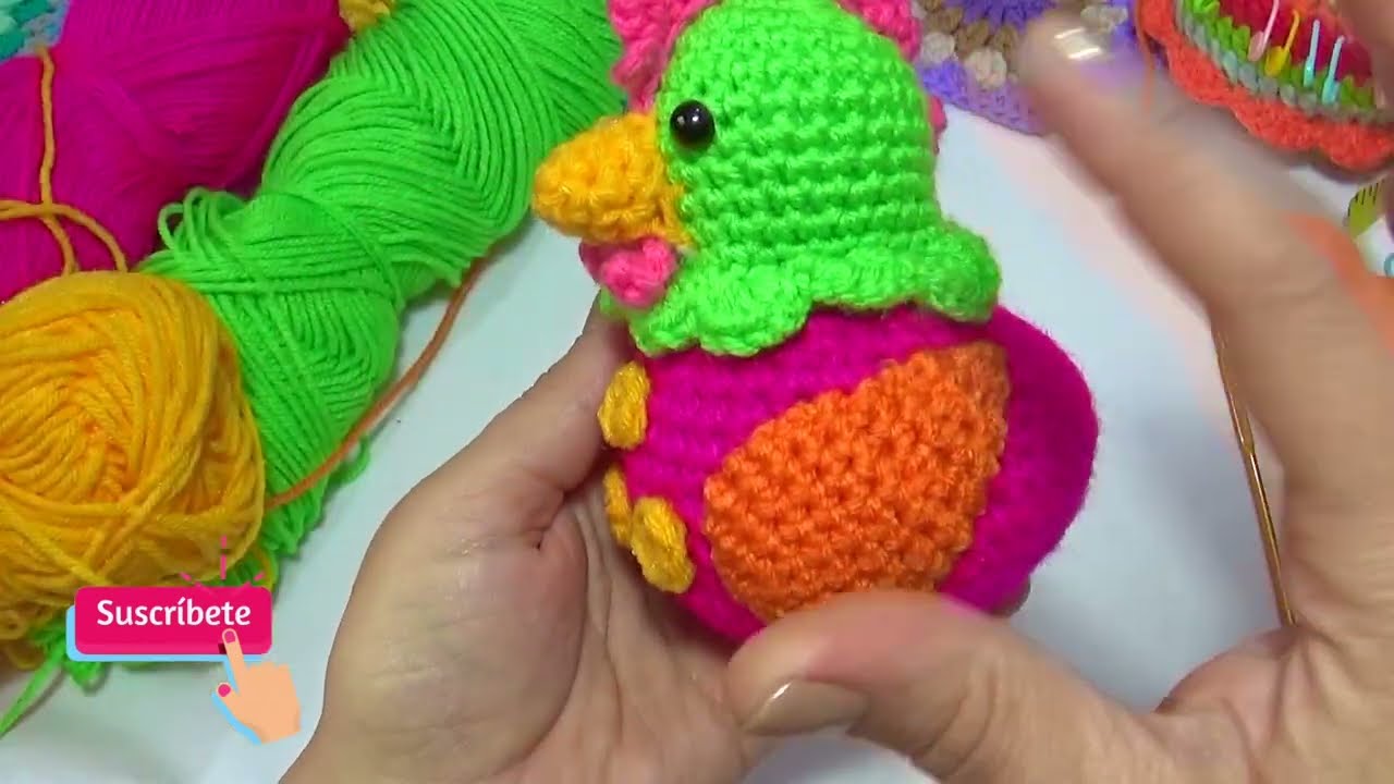 Gallinita Turuleca Amigurumi Tejida a crochet paso a paso
