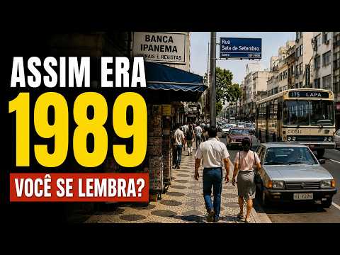 Como Era a Vida no Brasil em 1989? O Último Ano dos Anos 80