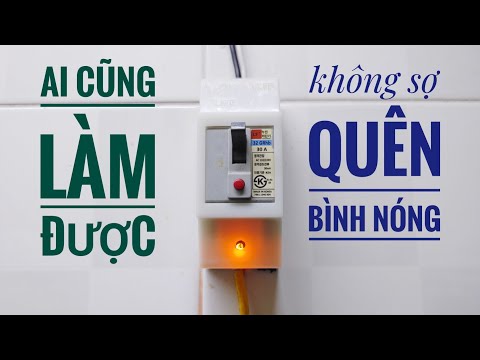 Video Aptomat CHỐNG GIẬT cho bình nóng lạnh có ĐÈN BÁO | CB... - youtube