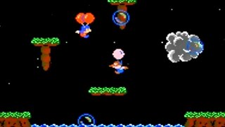 Balloon Fight (NES) Playthrough - NintendoComplete screenshot 3