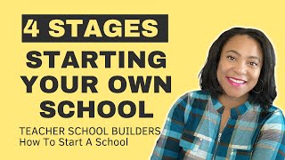 From Vision to Reality: The 4 Stages of Starting A School Business