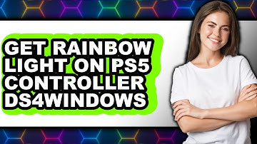 How to Get Rainbow Light on PS5 Controller DS4Windows (Only Way)