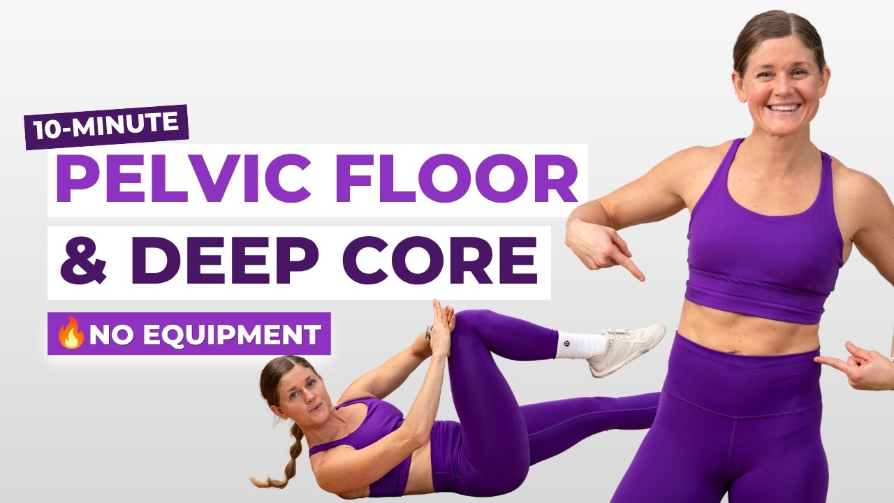 10-Min Deep Core & Pelvic Floor Workout | Postpartum Safe, No Equipment ...