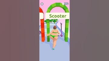 Body Race New Trading girl running Short video#3D gaming video