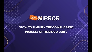 "How to simplify the complicated process of finding a job". (Loopcv)